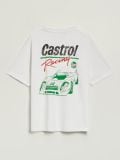 Μπλουζάκι με στάμπα Castrol Power Racing - λευκο - HOUSE - small5