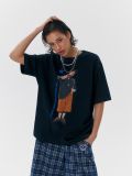 Majica kratkih rukava s printom Hit Me Hard and Soft - crno - HOUSE - small3