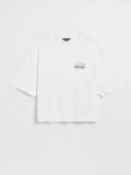 Oversize majica s potiskom - bela - HOUSE - small6