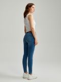 Τζιν skinny fit ψηλόμεσο - ναυτικο μπλε - HOUSE - small4