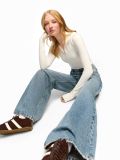 Wide leg farmerke - plavi džins - HOUSE - small4