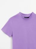 Camiseta de cuello alto básica - violeta - HOUSE - small7