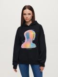 Czarna bluza z kapturem oversize Aura - czarny - HOUSE - small1
