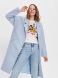 Модельне пальто oversize - блакитний - HOUSE - small1