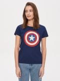 T-shirt Kapitan Ameryka - granatowy - HOUSE - small1