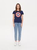 T-shirt Kapitan Ameryka - granatowy - HOUSE - small3