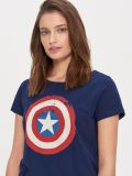 T-shirt Kapitan Ameryka - granatowy - HOUSE - small4