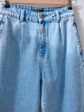 Denimowe spodnie slouchy - niebieski - HOUSE - small6