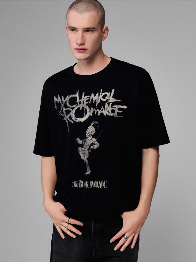 Camiseta con impresión My Chemical Romance Color negro - HOUSE