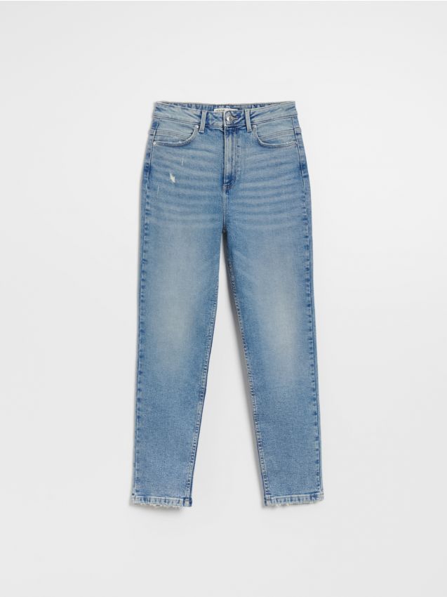 Slim mom džinsai Spalva blue jeans - HOUSE - 1198M-55J