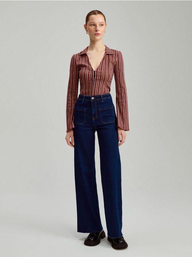 Τζιν wide leg