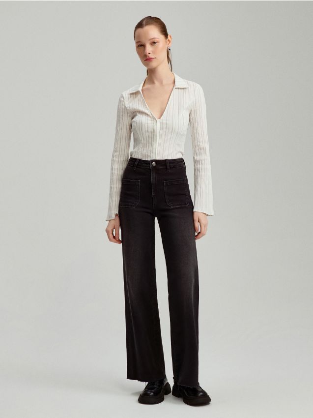 Τζιν wide leg