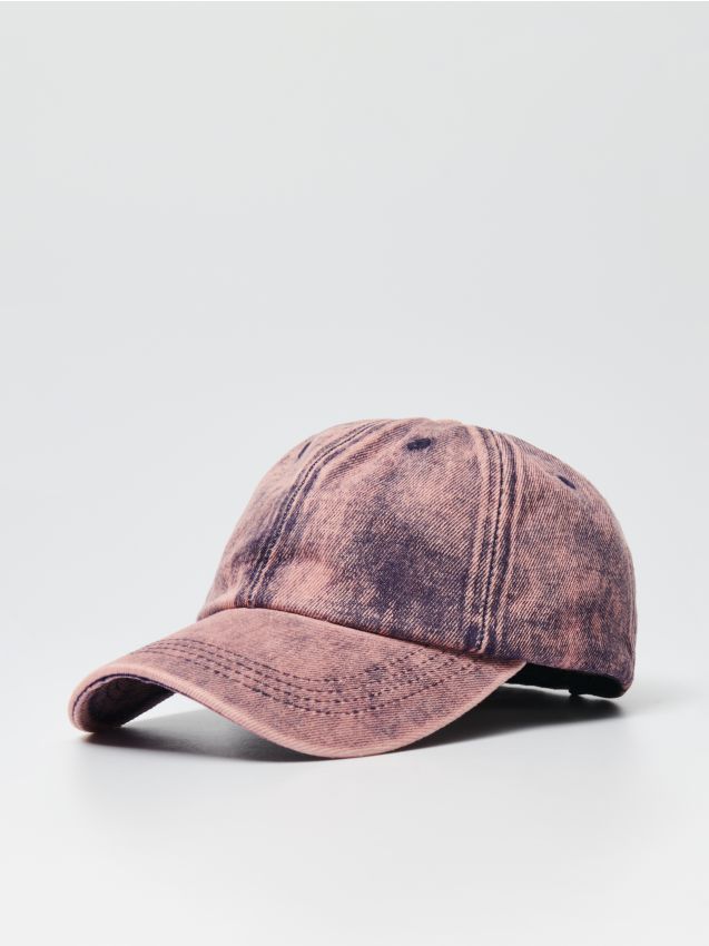 Czapka z daszkiem i motywem tie-dye - HOUSE - 354BN-39X