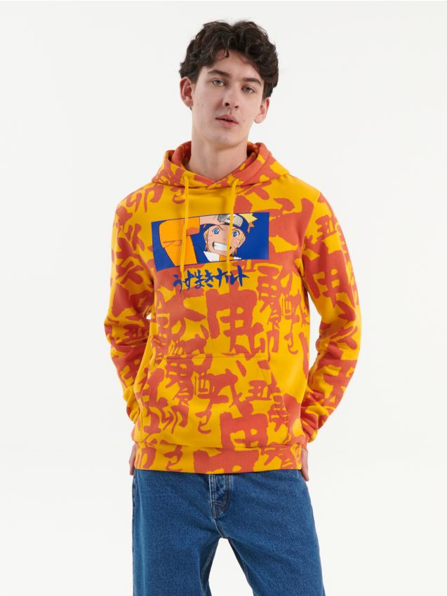 Sudadera con capucha Naruto - amarillo - HOUSE