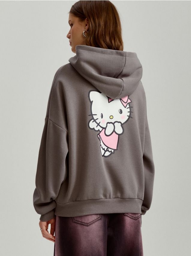 Φούτερ με κουκούλα Hello Kitty