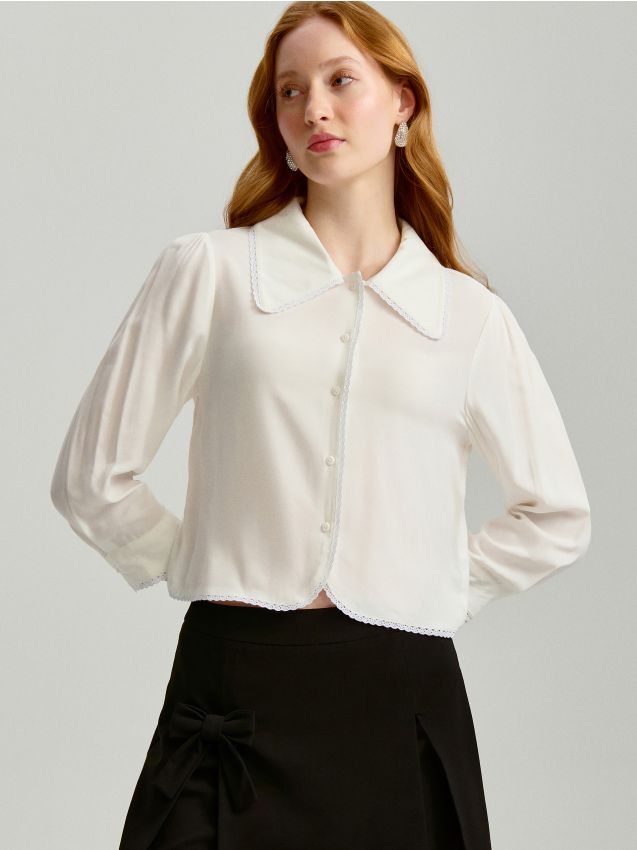 Camisas lisas de mujer Camisas monocolor House