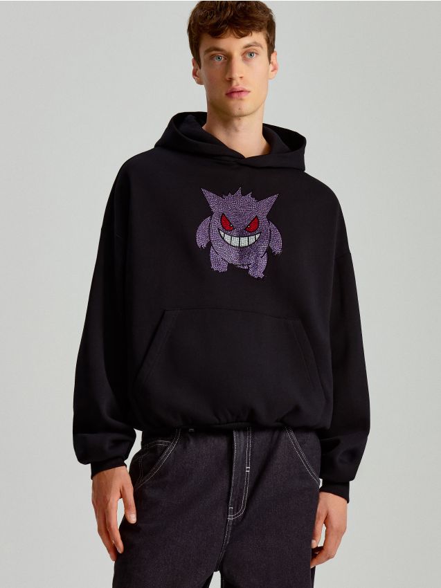Hanorac Pokémon Culoare negru - HOUSE - 567CF-99X