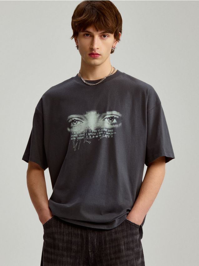 Tシャツ・カットソー LMC GOTHIC SWEATSHIRT heather gray 0LM45CSW111HGY GOTHIC SWEATSHIRT heather gray - LMC | 엘엠씨