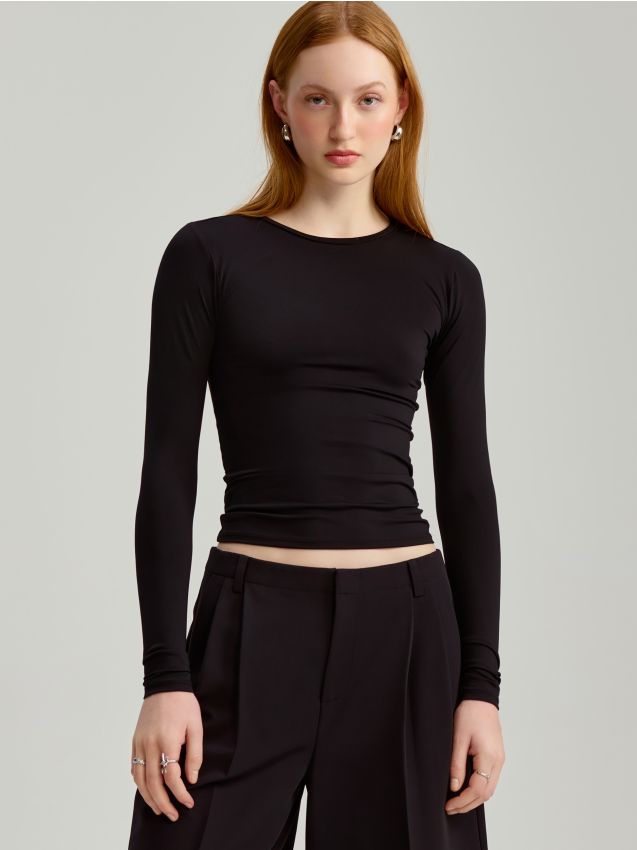 dagashiya CZARNE KOZAKI ZE SKÓRY ZAMSZOWEJ