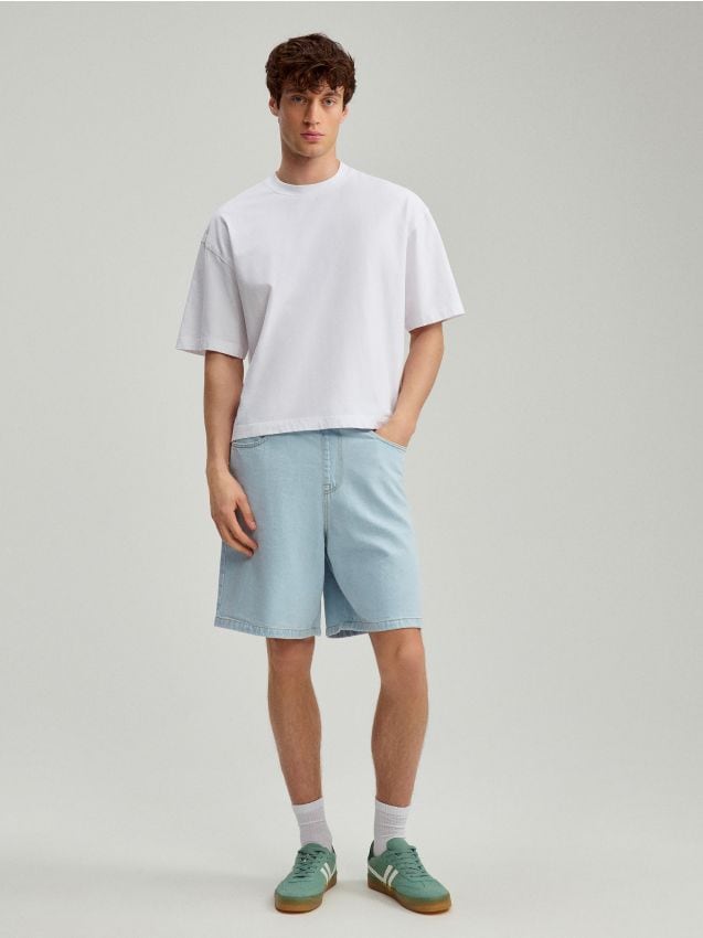 Pantalón corto vaquero Color azul HOUSE 709FW-55J