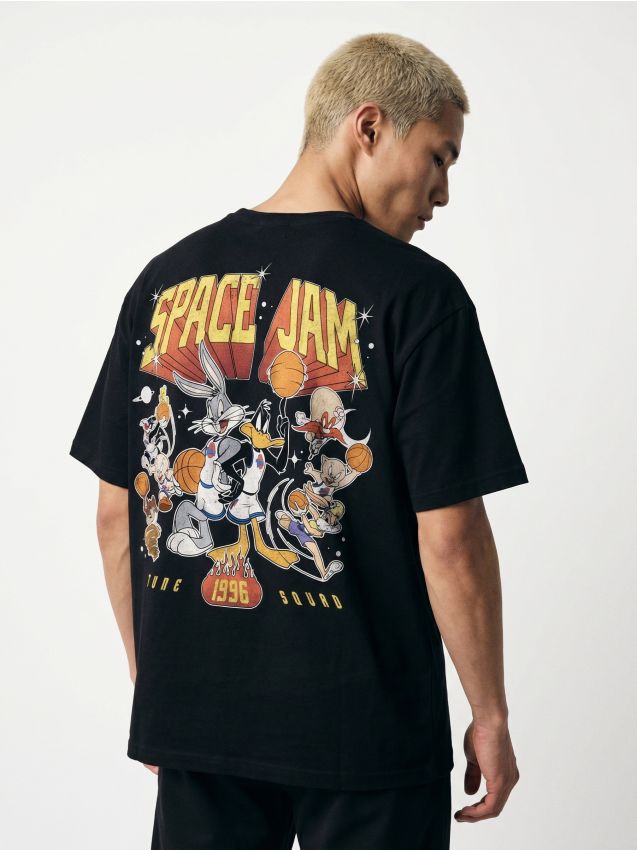 Футболка з принтом Space Jam Колір чорний - HOUSE - 766KS-99X