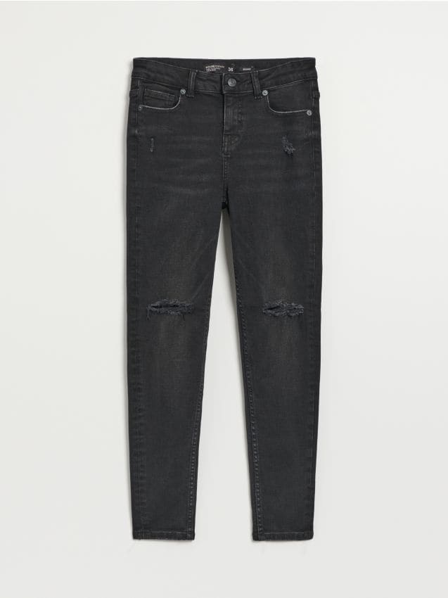 【EEUN】Noir Jeans Jeans skinny push-up denim noir femme | Cache Cache