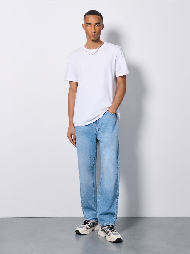 Jeansy loose fit Колір блакитний - HOUSE - 836GS-55J