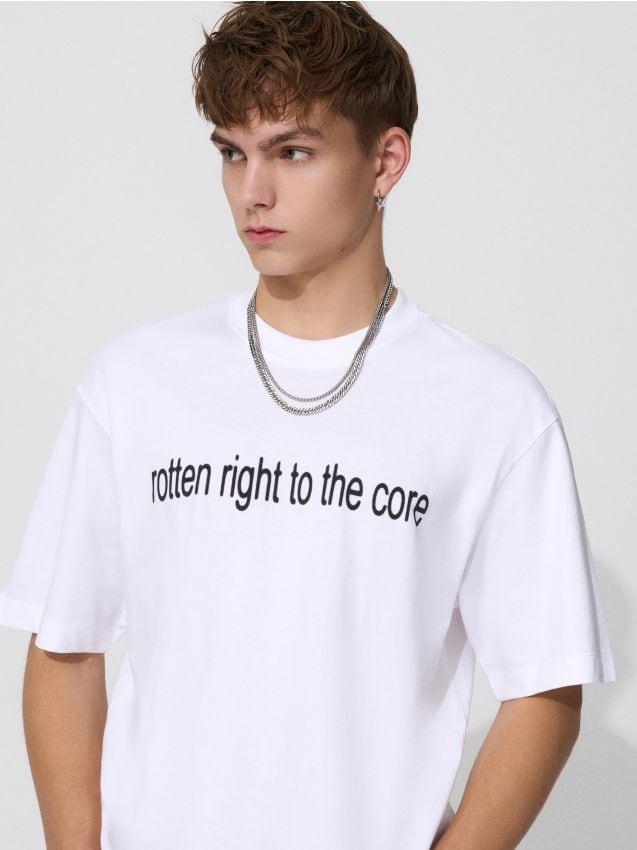 Tricou cu imprimeu Charli XCX Culoare alb - HOUSE - 851GC-00X