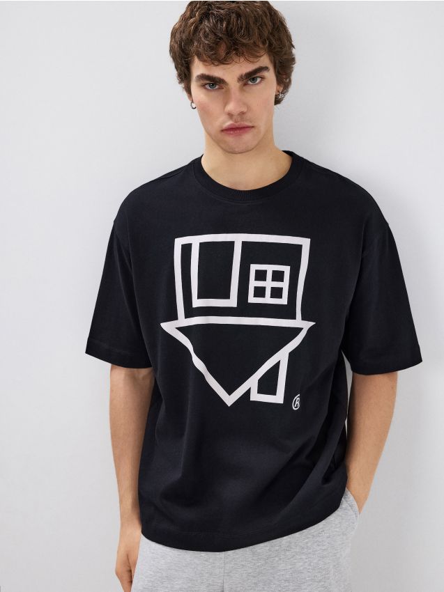 Tricou cu imprimeu The Neighbourhood Culoare negru - HOUSE - 866KL-99X