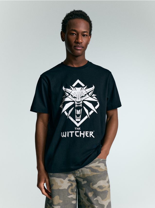 Tricou cu imprimeu The Witcher Culoare negru - HOUSE - 933IY-99X