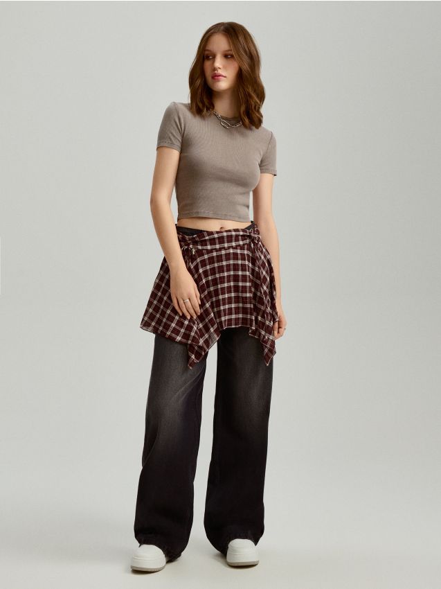 Τζιν wide leg
