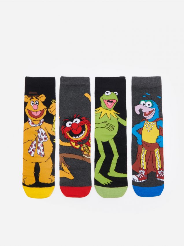 Skarpetki 4-pak The Muppets - wielobarwny - HOUSE