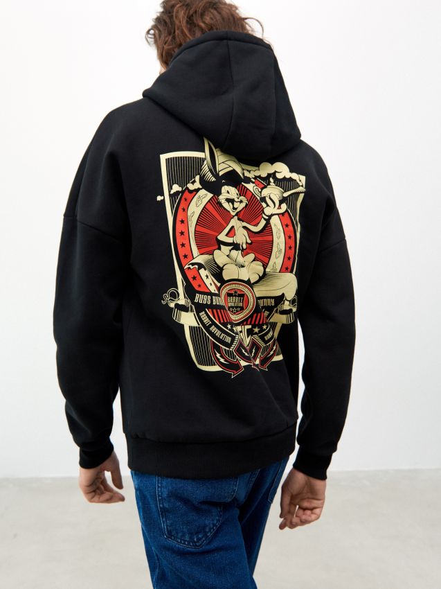 Bluza z kapturem Looney Tunes - HOUSE - ZK721-99X